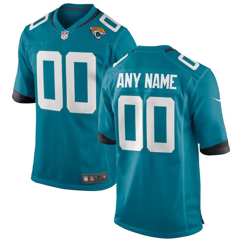 jacksonville-jaguars-custom-team-nfl-game-jersey-teal-1